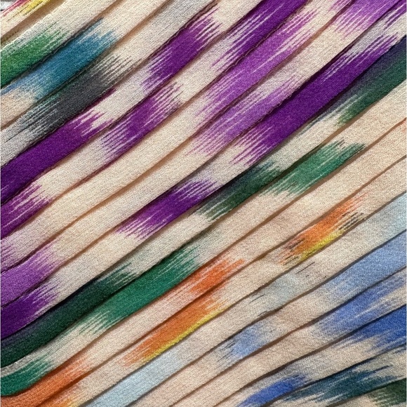 Broadway & Broome 100% Silk Spaghetti Strap Rainbow Lined Mini Dress Size XS - Picture 4 of 6